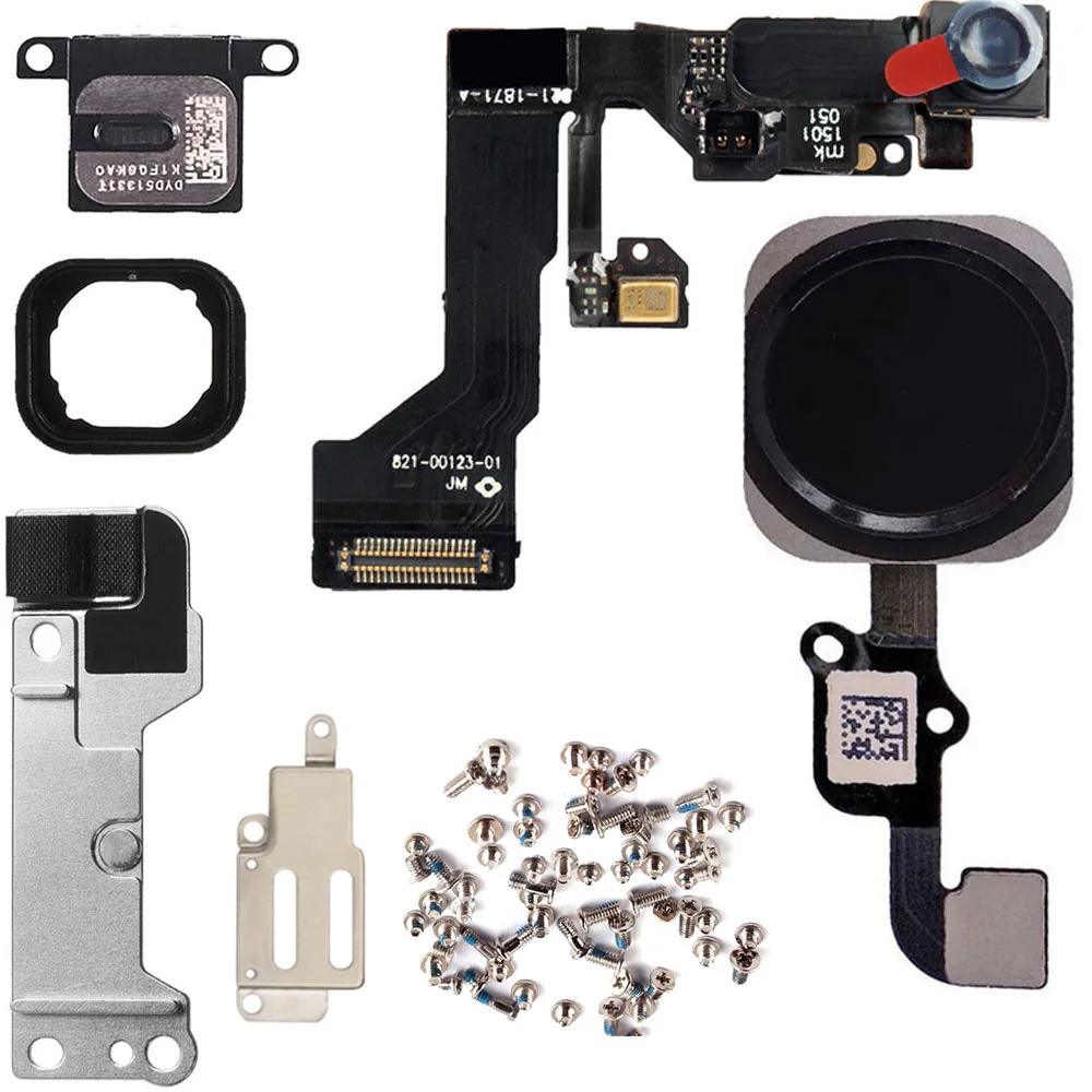 Запчасти для ЖК-экрана кнопки домой фронтальной камеры наушник гибкий кабель с