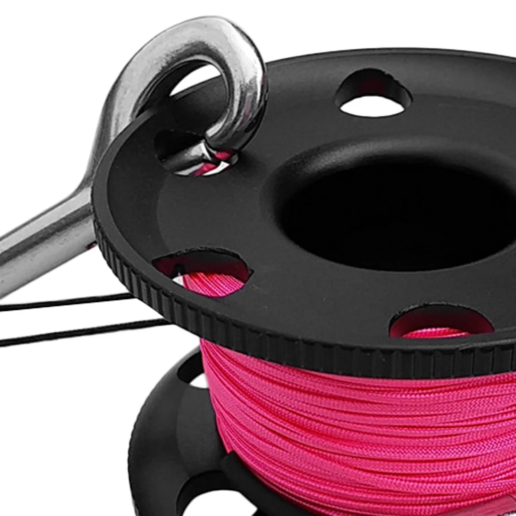 Lightweight Scuba Diving Finger Spool Reel and Replacement 50m/164ft 100ft 30m /20m/66ft Strong Strength Line