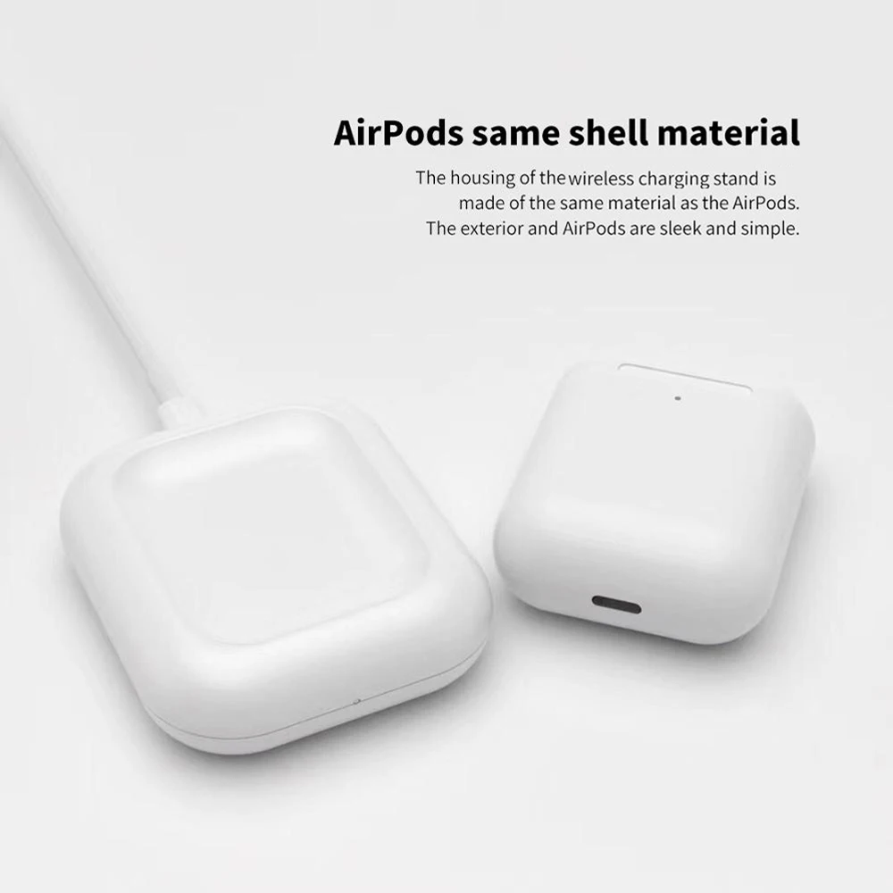 Беспроводное зарядное устройство QI 2 в 1 7 5 Вт док станция Pad для Apple Airpods AirPods Pro iPhone