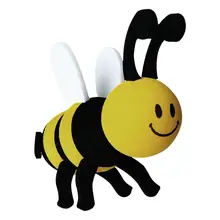 Милые автомобильные наконечники для антенн милый смайлик медовый Шмель шарики для антенны верхушка для антенны Авто наружный автомобиль крыша Декор