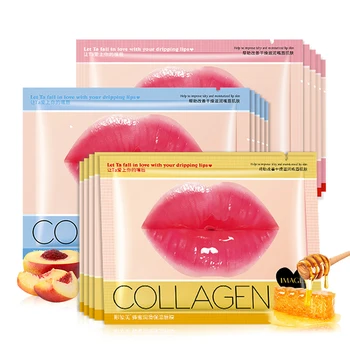 

50PCS Hydrating Repair Collagen crystal Lip Mask Nourishing Moisturizing Crystal Collagen Long Lasting Anti Aging Wrinkle