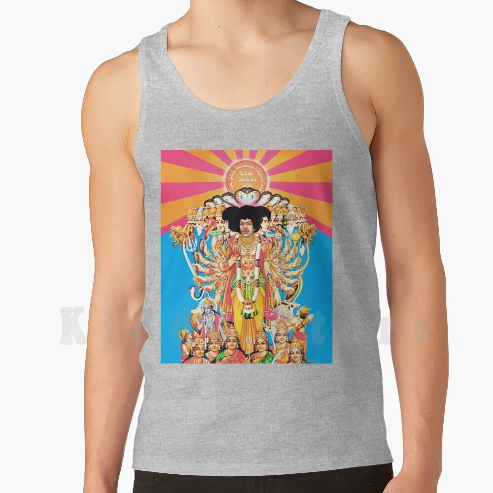 Axis Bold As Love (Hd) Canotte Gilet 100% Cotone Axis Bold As Love Jimi Music And Roll Hard Guitar Woodstock