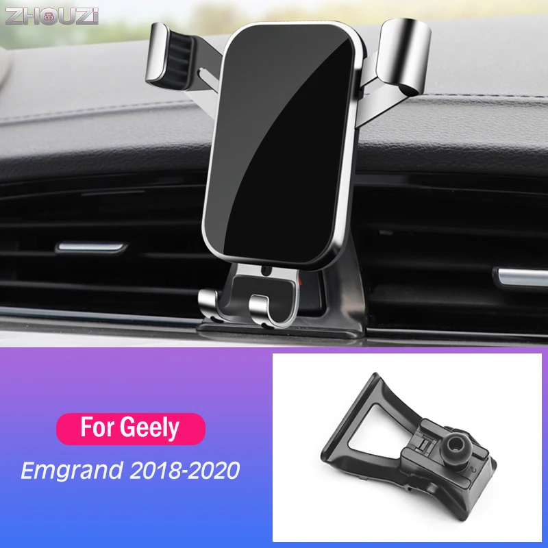 

Car Mobile Phone Holder Air Vent Mounts GPS Stand Gravity Navigation Bracket For Geely Emgrand 2018 2019 2020 Car Accessories