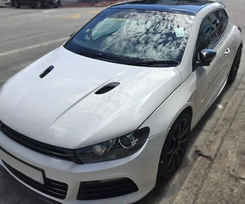 

Car-styling For Scirocco Fiberglass Single Vented Front Fender +15mm FRP Fiber Glass Wheel Arch Flare Cover Trim Drift Part Kit