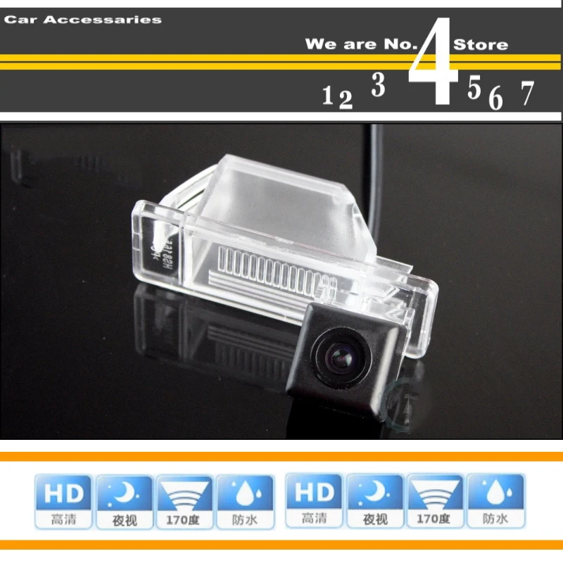 Car Camera For Nissan Sunny 2011~2014 High Quality Rear View Back Up Waterproof Camera For PAL For Tuning | CCD + RCA Connector6