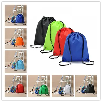 

Hot Mesh Drawstring Unisex Nylon Drawstring Bag Book Sport Shoe Clothes Travel Outdoor Toys Shoes Clothes Organizer