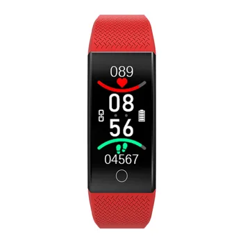 

Men Women Sedentary Reminder Heart Rate Monitoring IP68 Waterproof TPU Strap High Outdoor Sports Pedometer Smart Watch