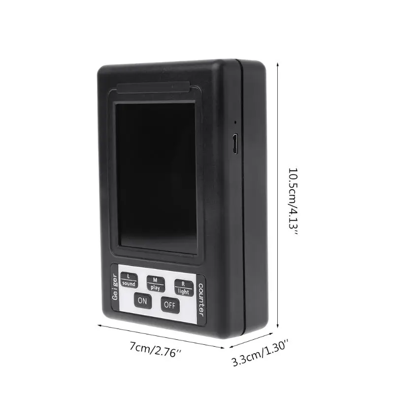 

Upgrade Geiger Counter Nuclear Radiation Detector Personal Dosimeter Marble Tester X-ray Beta Gamma Ray Display Screen Radiation