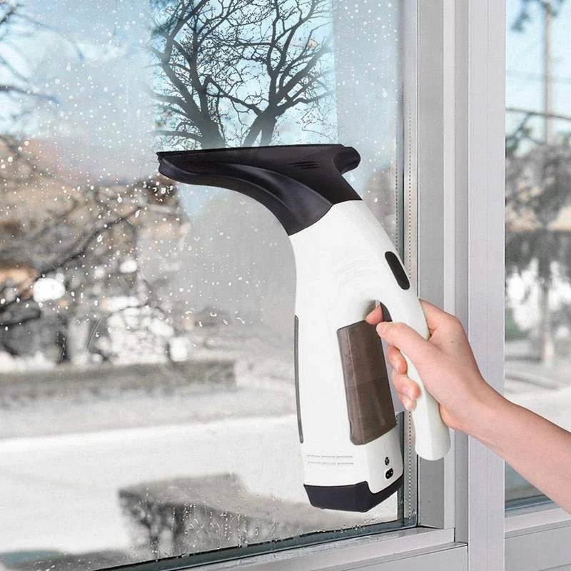 

Home Window Cleaner Wireless Rechargeable Glass Cleaning Tool Set Handheld Wiper Automatic Multifunctional Window Cleaner EU Plu