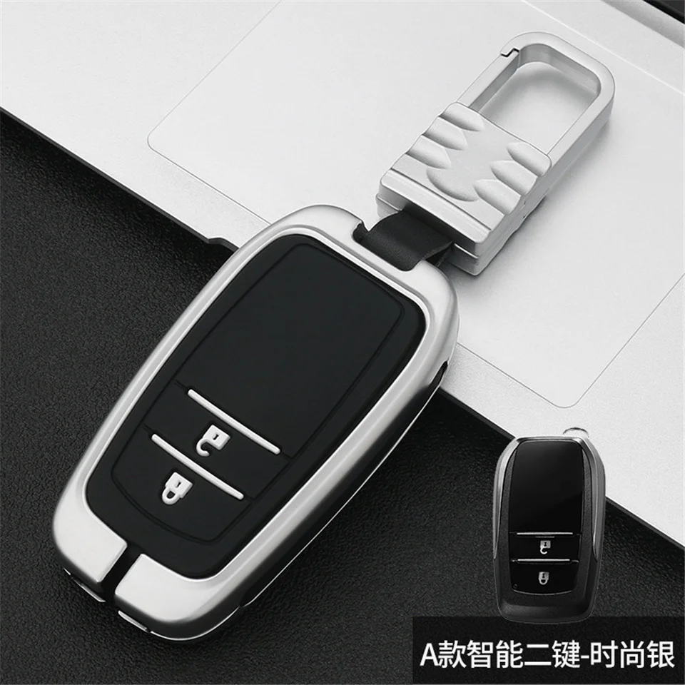 Portachiavi auto per Toyota Key cover per Chr Rav4 Auris Avensis Prius Aygo Camry Corolla Cruiser Land 200 Prado Crown Car key fob - He24bdf8d321445248da97c87a03cdfbdK