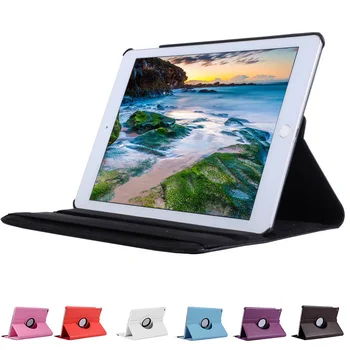 

Tablet PC Shell Rack Stand 360 Degree Rotating PU Leather Covered include Back Case Full Body Case for iPad Air Air 2