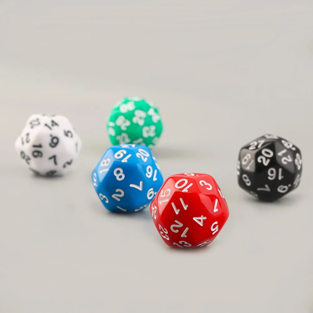 5 Pcs Dices 30-face Figure Dices Children Toys Kindergarten Game Teaching Supplies