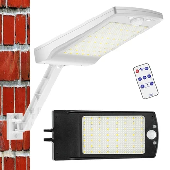 

Solar Light Outdoor Wall Black White remote control Lamp solar street light rotate bracket Ip65 Waterproof