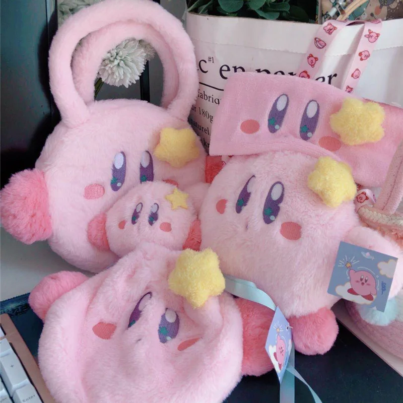 Фигурка Kirbys плюшевые куклы супер милый плюшевый рюкзак косметичка карман на