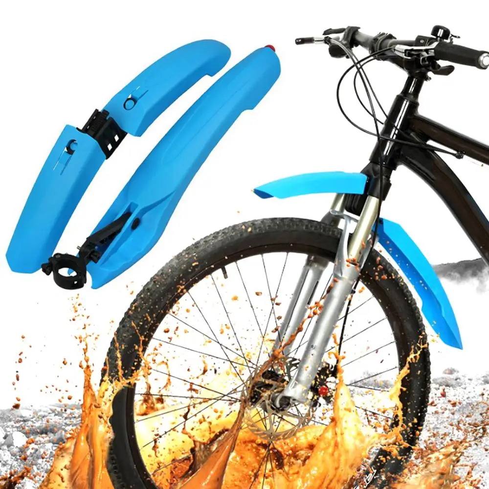 

Bicycle Mudguard Mountain Bike 26 Inch Quick Release Mudguard With LED Light Bicycle Cycling Accessories