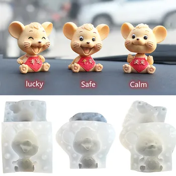 

Clifford Mouse Silicone Mold DIY Fondant Mousse, Gypsum, Aromatherapy Candle, Epoxy Mold, Decoration Mould