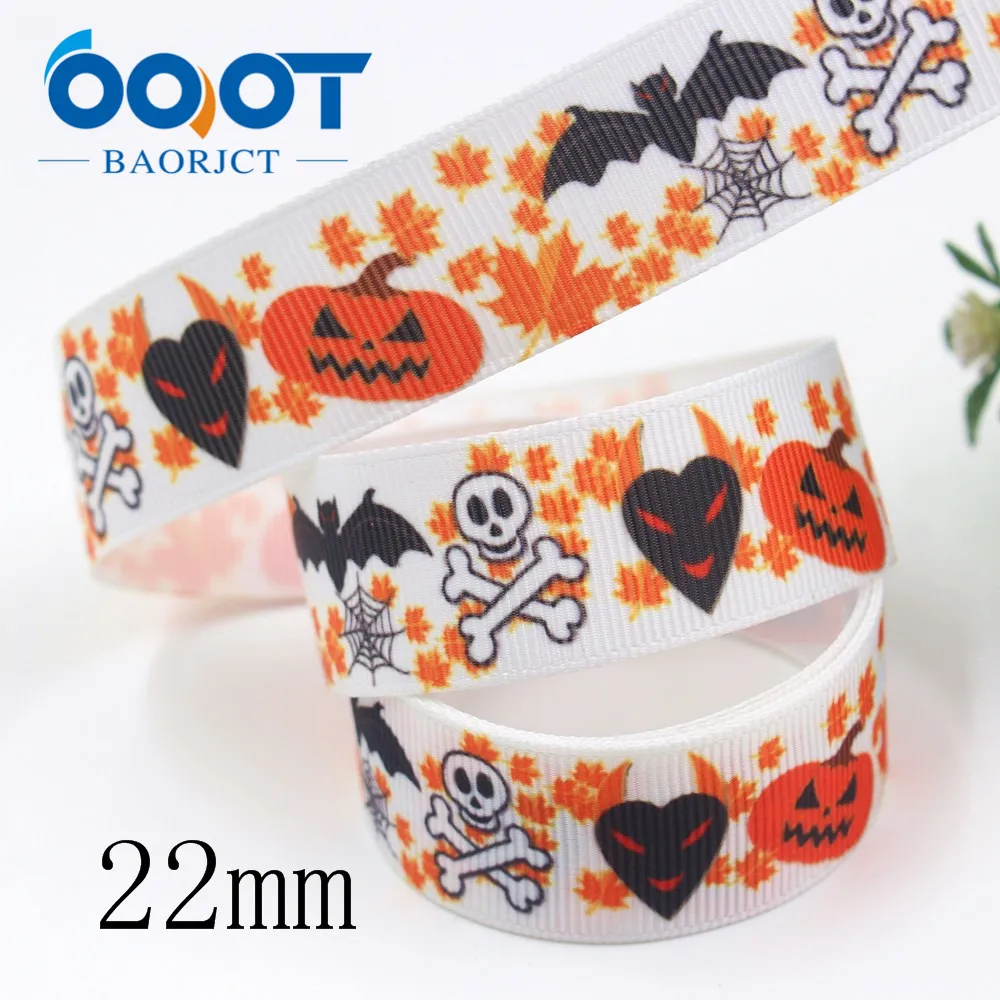 OOOT BAORJCT I-191004-2332, 22 мм, 10 ярдов Хэллоуин серии мультфильм корсажные ленты, праздничные украшения, материалы для ручных поделок