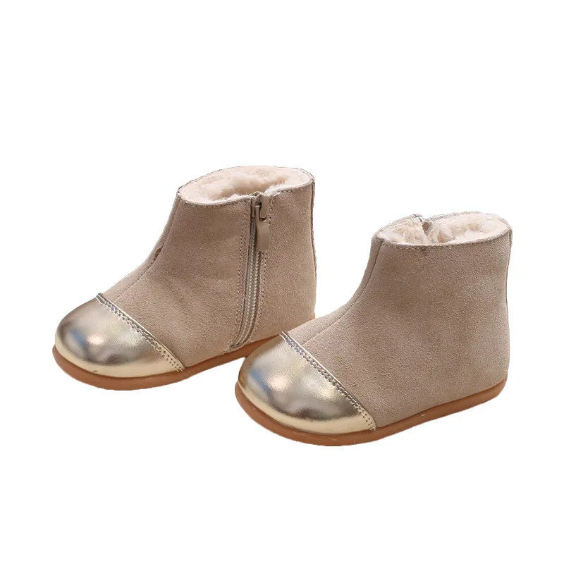 Детские ботинки теплые зимние детские детская обувь Хлопок с мягкой подошвой для