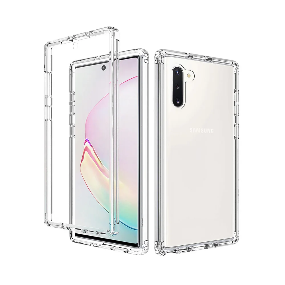 

360 Degree Full Body Protective Case for Samsung Galaxy S10 S9 S8 S Note 8 9 10 Lite Plus Clear Transparent Front And Back Phone