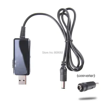 

USB Boost Converter DC 5V to 9V 12V USB Step-up Converter Cable + 3.5x1.35mm Connecter For Power Supply/Charger/Power Converter