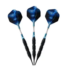 3Pcs 20g Professional Electronic Safe Darts Set Soft Plastic Tip Iron Barrel Aluminium Shaft Competition Training Dart