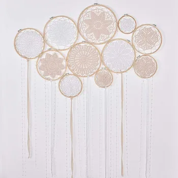 

Dream Catcher Set Large Background Wall Hanging Decoration Home Ornament Wedding Backdrop P7Ding