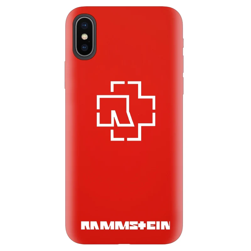 Rammstein Музыкальный Чехол для samsung Galaxy S10 S9 S8 S7 S6 Plus Lite edge Мягкий силиконовый чехол для телефона - Цвет: Color Red