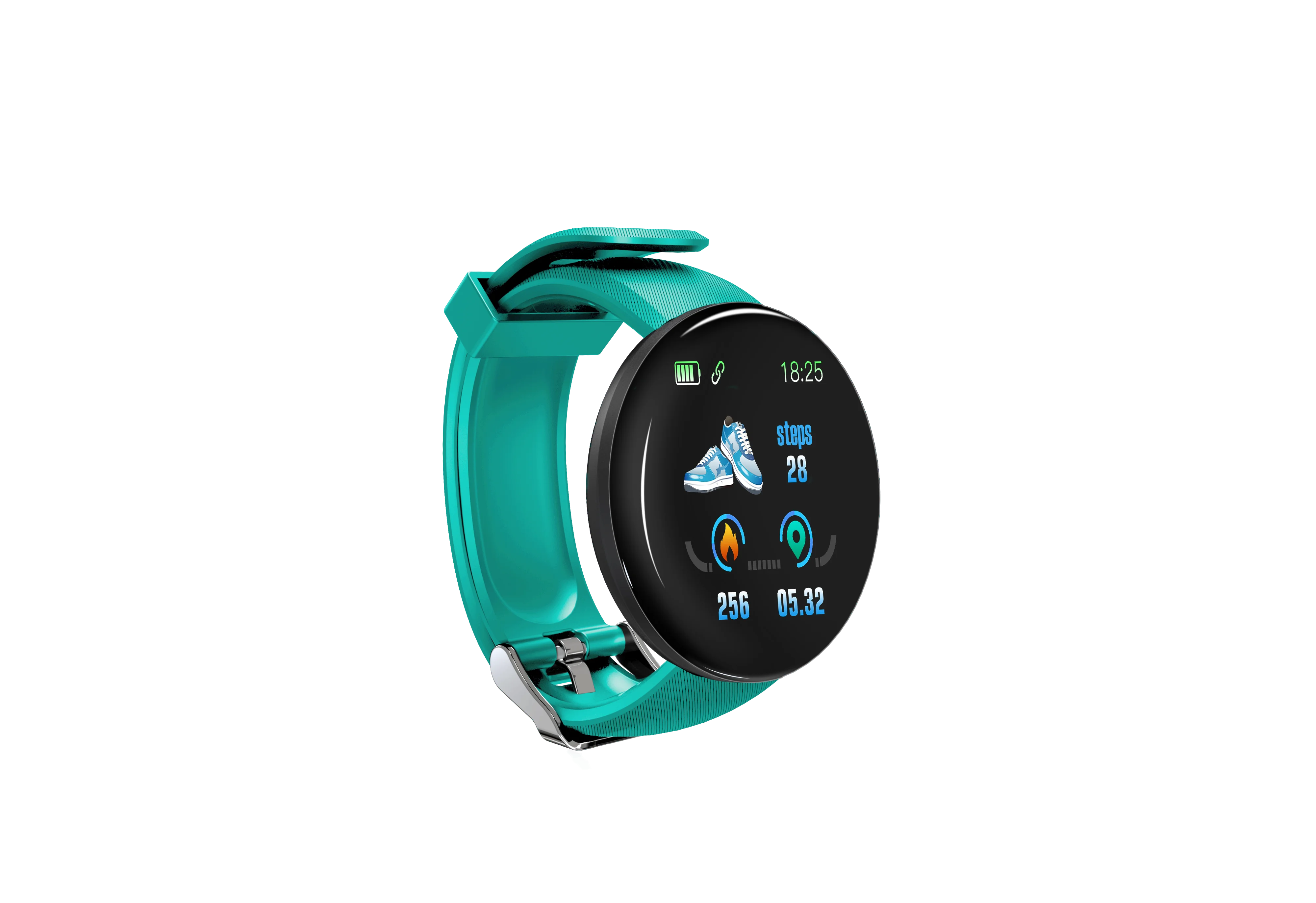 D18 умный браслет с измерением давления Smartband кровяное давление пульсометр водонепроницаемый цветной экран умный Браслет