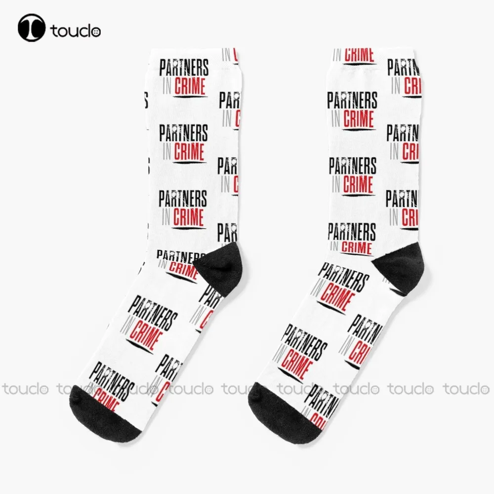 

Partners In Crime Socks Unisex Adult Teen Youth Socks Personalized Custom 360° Digital Print Hd High Quality Christmas Gift