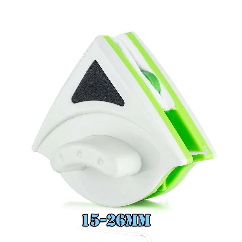 15mm to 26mm glass Nayachic Двухсторонняя щетка для чистки стекла магнитные магниты для чистки окон бытовые чистящие инструменты стеклоочиститель Usefu - Цвет: 15mm to 26mm glass