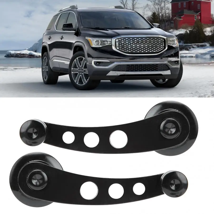 Силовой стеклоподъемник Winder Crank ручка комплект подходит для Chevy рычаг окна 3in Черный ЧПУ Алюминиевый сплав
