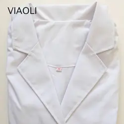 Женская одежда форма медсестры, медицинская служба пальто белая медицинская одежда защита лабораторные пальто с длинным рукавом Тонкий