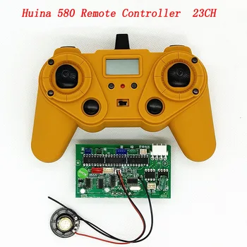 

Huina 580 2.4GHZ 23CH Remote Controller Kit 4.5V Transmitter+7.4V/12V Receiver Board Radia System Parts for RC Excavator Model