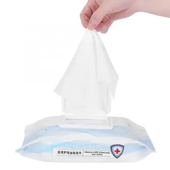 

80pcs/bag Disposable Cleaning Wet Wipes Portable Mild Cleaning Wet Wipes Paper for hand cleaning office equipment