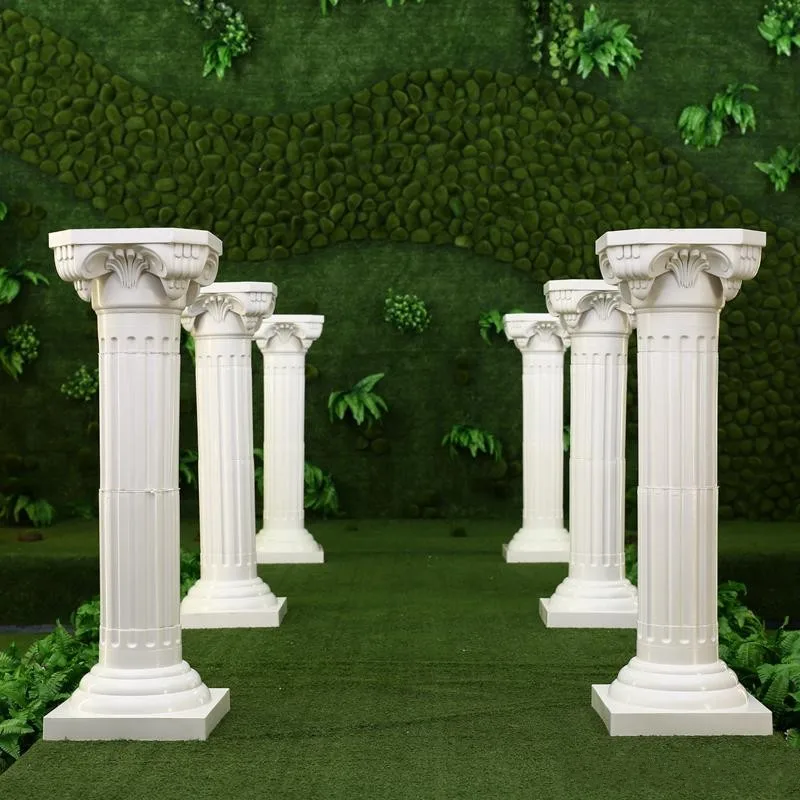 

White Plastic Roman Columns Road Cited For Wedding Favors Party Decorations Hotels Shopping Malls Opened Welcome Road Lead