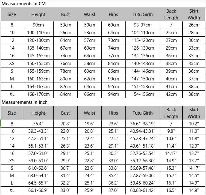 2018芭蕾尺寸_副本