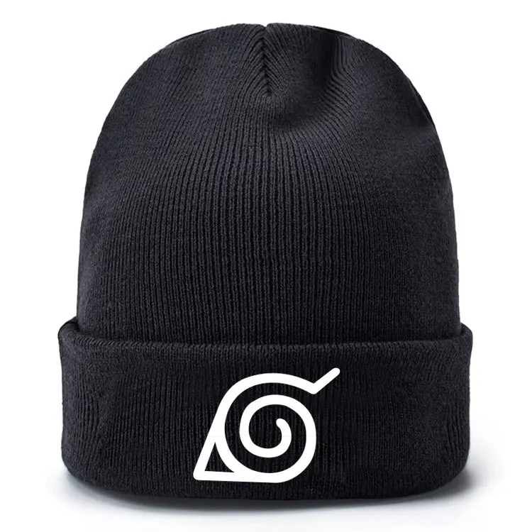 Uzumaki Наруто мультяшная шапка для мужчин и женщин вязаная шапка вязанные шапочки Skullies теплая зимняя унисекс Лыжная хип-хоп шапка