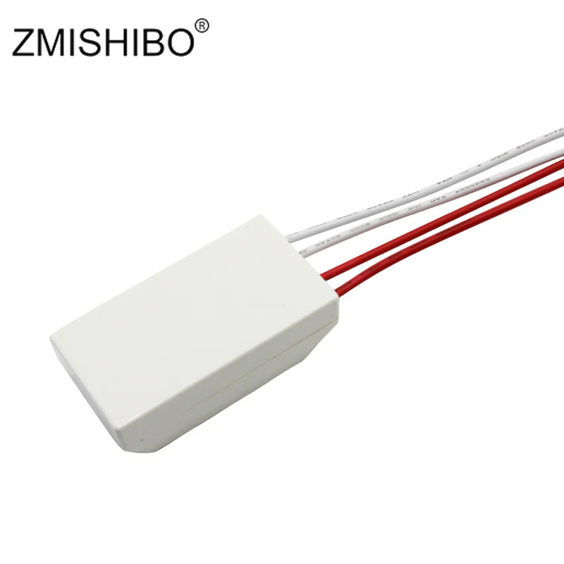 ZMISHIBO источник постоянного тока AC12V 60 Вт 220 В мини электронный трансформатор белый драйвер Галогенные G4 Светодиодные лампы Люстра