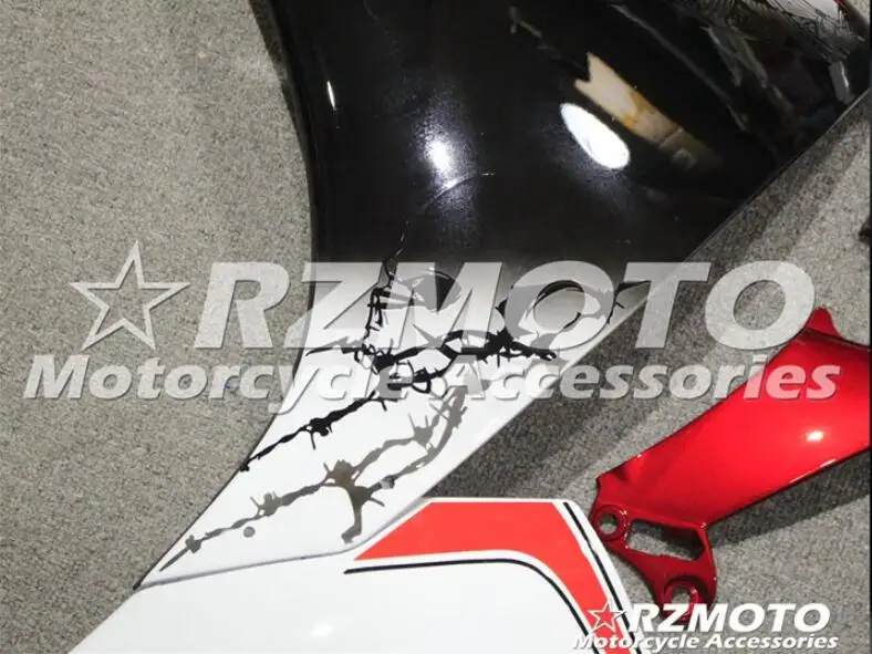 ABS форма мотоцикла Обтекатели подходят для Yamaha YZF-1000-R1 2009 2010 2011 09 10 11 обтекатель кузова набор на заказ красный белый холодный