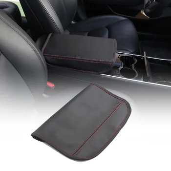 

Car Central Armrest Box Mat T Interior Auto Armrests Storage Cover Pad Cushion Accessories For Tesla Model 3 Accessories