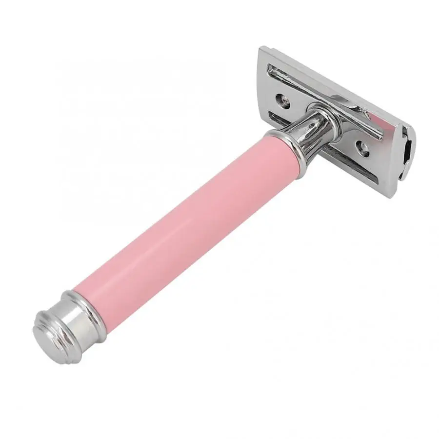 Traditional Double-Edge Blade Safety Shaving Tool Beard Manual Shaver for Men Pink Machine For Shaving