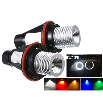 

LED Angel Eyes Marker Lights Bulbs High Power Headlight Bulb Car Auto Accessories Light For BMW E39 E60 E61 E63 E64 E83