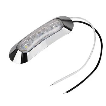 

10pcs Marker With Screws Lights White 3.8x1.3x0.78inch DC10V-30V Driving