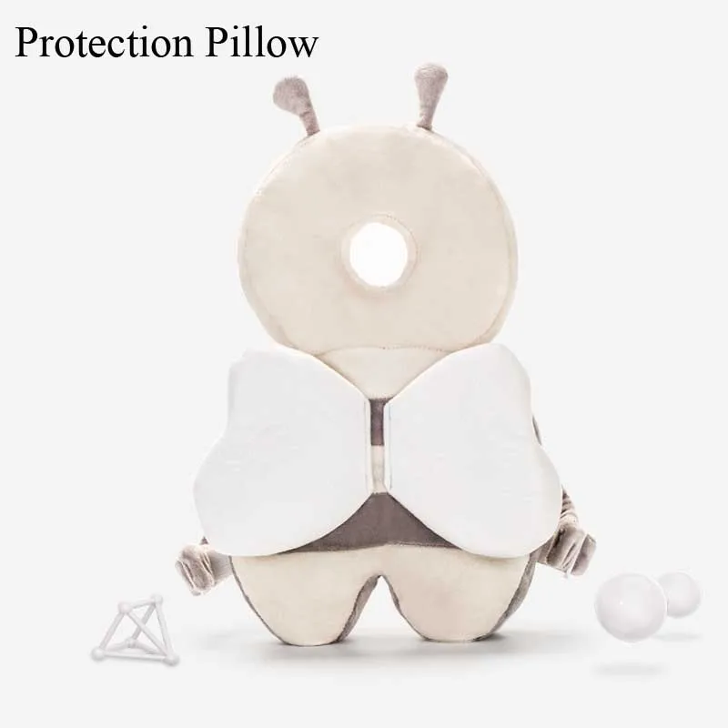 C-pillow knee pad Детская подушка для защиты головы, подголовник для малышей, подушка для защиты шеи, крылья для кормления, защита от падения, подушка, детское постельное белье, рюкзак, коврик - Цвет: C-pillow knee pad