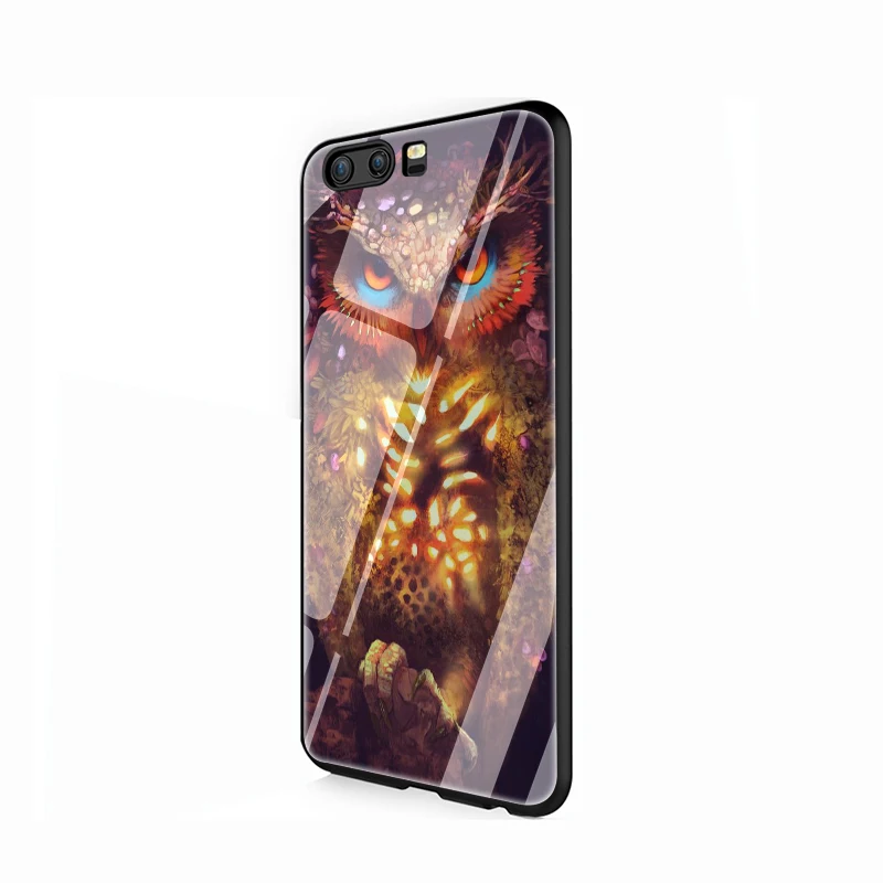 G2 Чехол для телефона из закаленного стекла со звездой совой для huawei Y9 Honor 8X 7A pro P10 20 Lite Pro mate 20 Lite Pro - Цвет: G2