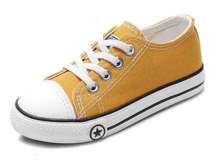 Children tennis kids shoes 2019 solid breathable canvas girls  boys shoes kids sneakers high quality athletic shoes tmallfs (17)