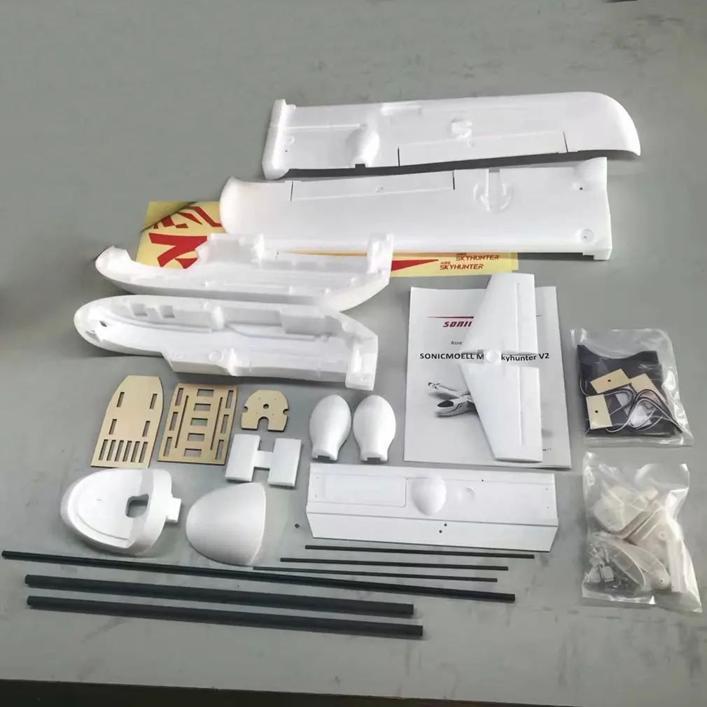 Sonicmodell мини Skyhunter V2 1238 мм легкий размах крыльев EPO FPV БПЛА платформа RC гоночный Дрон Квадрокоптер самолет комплект