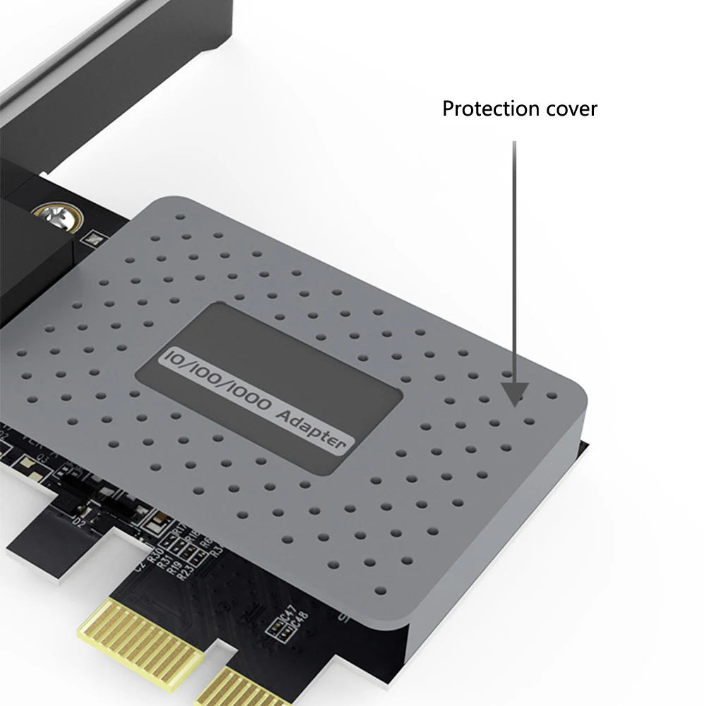 Прочная Gigabit Ethernet PCI-E сетевая карта 10 100 1000 Мбит/с RJ45 Настольный ПК Lan адаптер практичная Самостоятельная адаптация простая установка