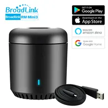 Broadlink RM Mini 3 IR Remote Controller Smart Home Automation Smart House APP Control Compatible With Alexa Google Assistant