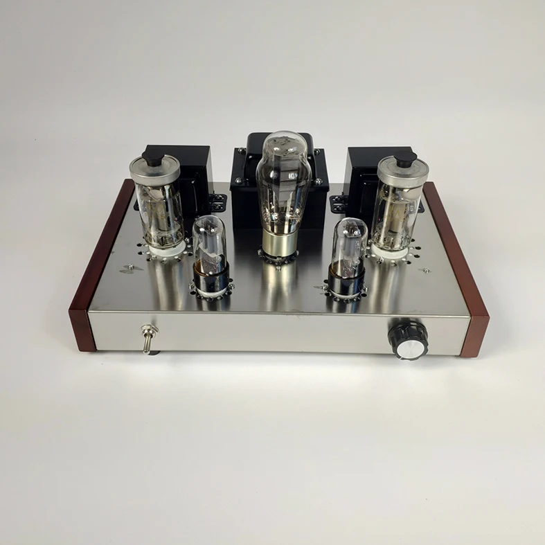 DIY Hifi 6H8C + FU50 ламповый усилитель с одним концом или лампа отделкой Amp 10W |